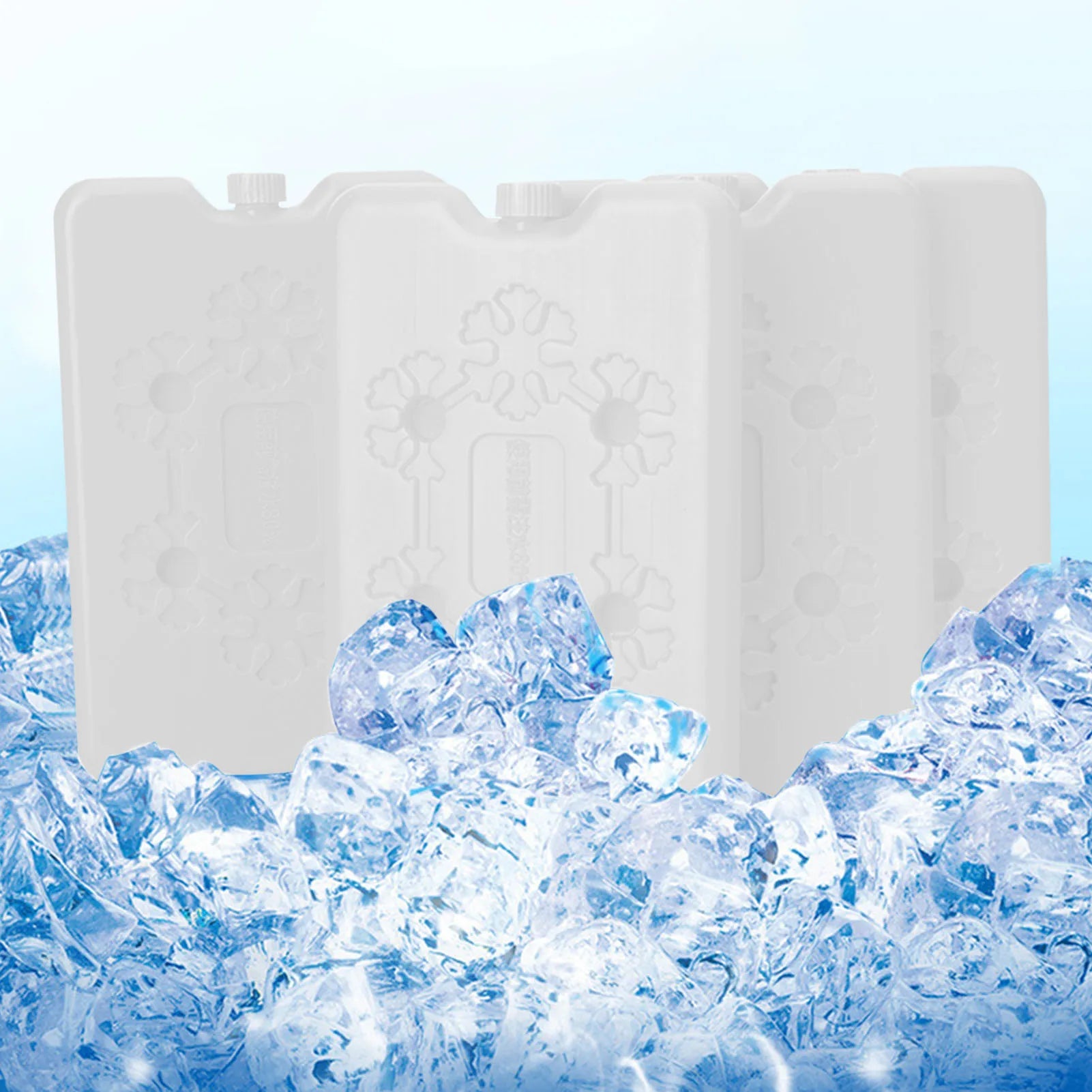 Reusable Cooler Ice Pack Heavy Duty Ice Chillers Ice Cooling Packs for Lunch Bag Tote Bags Coolers Safe Efficient
